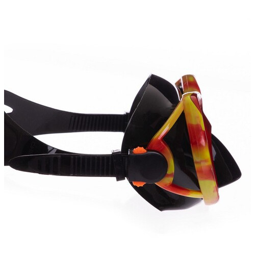 Набір для плавання маска з трубкою та ластами Zelart M243S-SN120S-F06 S Жовто-червоний (60363166) фото №5