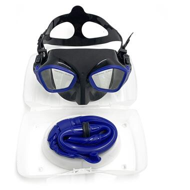 Набір для плавання (маска та трубка) Newt DLV FLEX синій NE-SW-75-BL фото №3