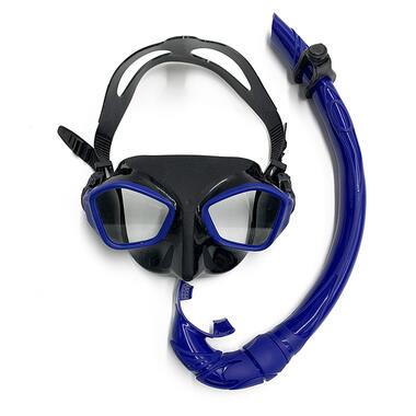 Набір для плавання (маска та трубка) Newt DLV FLEX синій NE-SW-75-BL фото №1