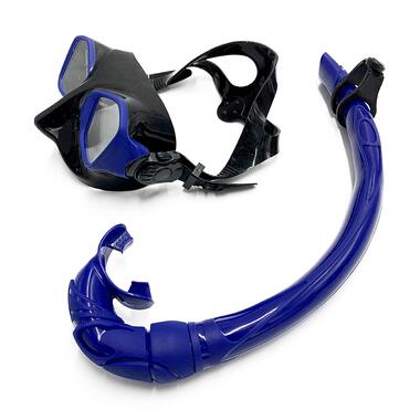 Набір для плавання (маска та трубка) Newt DLV FLEX синій NE-SW-75-BL фото №2