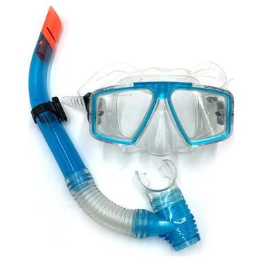 Набір для плавання (маска та трубка) Newt DLV блакитний Newt (NE-SW-42-BL) фото №1