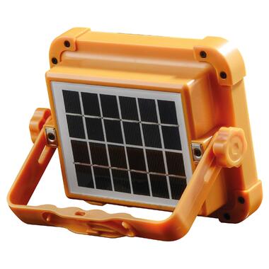 Прожектор світлодіодний на сонячній батареї HOROZ ELECTRIC TURBO-200 200W 3000K-4200K-6400K, корпус оранжевий фото №3
