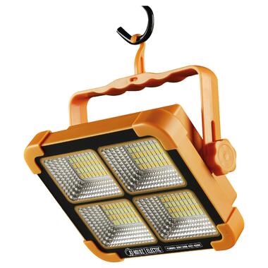 Прожектор світлодіодний на сонячній батареї HOROZ ELECTRIC TURBO-200 200W 3000K-4200K-6400K, корпус оранжевий фото №4