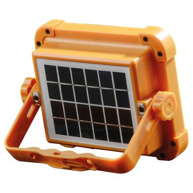 Прожектор світлодіодний на сонячній батареї HOROZ ELECTRIC TURBO-400 400W 3000K-4200K-6400K, корпус оранжевий фото №4