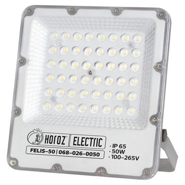 Прожектор світлодіодний FELIS-50 50W 6400K Horoz Electric (068-026-0050-020) фото №1