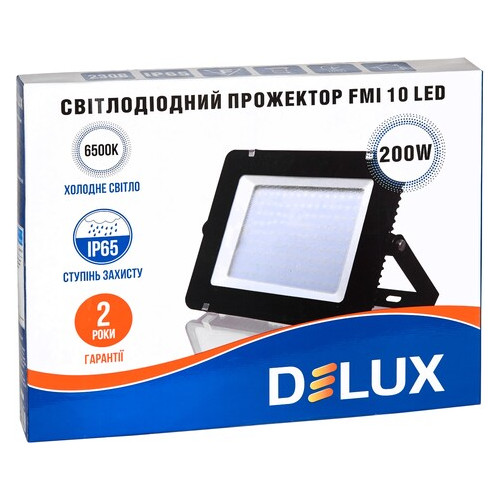 Прожектор Delux FMI 10 LED 200Вт 6500K IP65 (90008741) фото №4