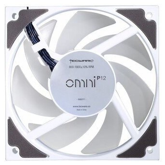 Вентилятор Tecware Omni P12 - 3-Fan Pack (White) ARGB PWM 120mm Fans white (TWAC-OMP12-3WH) фото №6