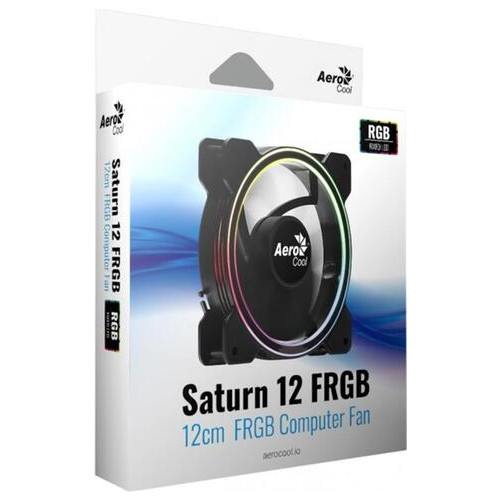 Вентилятор AeroCool Saturn 12 FRGB (ACF3-ST10217.01), 120х120х25 мм, 3-Pin Molex фото №8