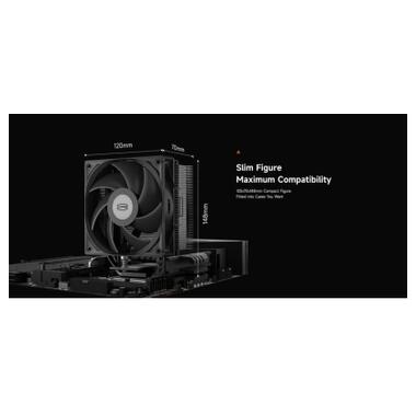 Кулер к процессору PcCooler RT500 BK черный IntelLGA 115X/1200/ (RT500 BK) фото №10