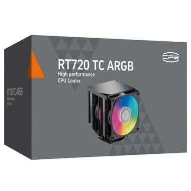 Кулер к процессору PcCooler RT720 TC ARGB BK черный IntelLGA 11 (RT720 TC ARGB BK) фото №7