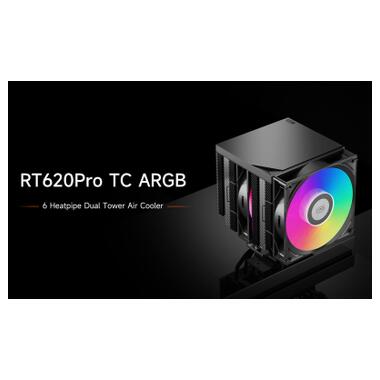 Кулер к процессору PcCooler RT620Pro TC ARGB BK фото №7