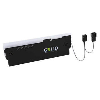 Охлаждение для памяти Gelid Solutions Lumen RGB RAM Memory Cooling Black (GZ-RGB-01) фото №2