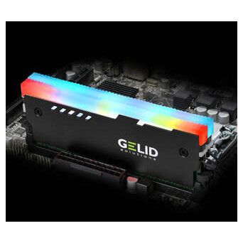 Охлаждение для памяти Gelid Solutions Lumen RGB RAM Memory Cooling Black (GZ-RGB-01) фото №4