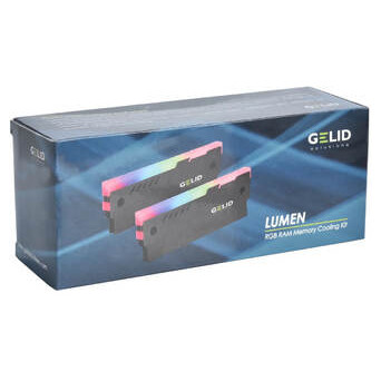 Охлаждение для памяти Gelid Solutions Lumen RGB RAM Memory Cooling Black (GZ-RGB-01) фото №5