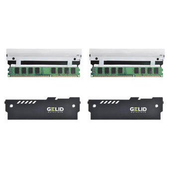 Охлаждение для памяти Gelid Solutions Lumen RGB RAM Memory Cooling Black (GZ-RGB-01) фото №3