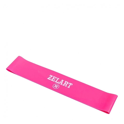Еспандер стрічковий (стрічка опору) Zelart рожевий силікон 500x50x0,7 M (6410-P) фото №1