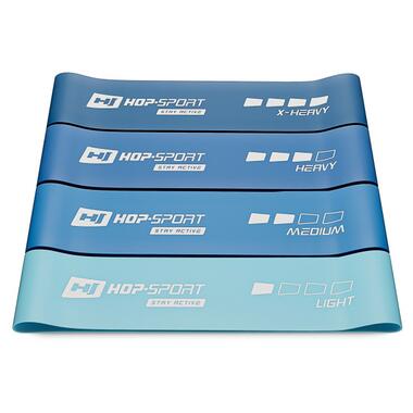 Набір резинок для фітнесу Hop-Sport 600x75mm HS-L675RLB синій (5902308224964) фото №1