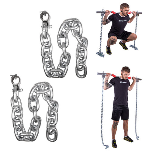 Ланцюги для тренувань inSPORTline Chainbos 2x15 кг. (17340-SADA) фото №1