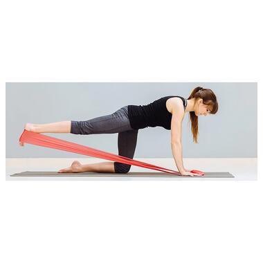 Еластична стрічка AOLIKES LD-3605 200см для йоги та пілатесу фітнесу та силових тренувань Red фото №3
