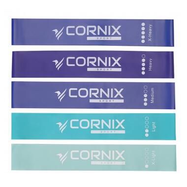 Резинки для фітнесу Cornix Mini Power Band набір 5 шт 1-20 кг XR-0047 фото №5