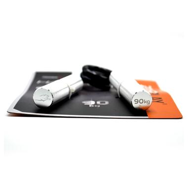 Еспандер-ножиці алюмінієвий PowerPlay 4322 (90 кг) Срібний фото №9