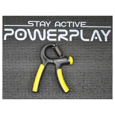 Еспандер кистьовий PowerPlay PP-4323 з регульованим навантаженням 10-40 кг. Strength Grip Чорно-жовтий фото №9