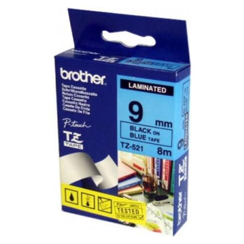 Стрічка для принтера етикеток Brother TZE521 фото №1