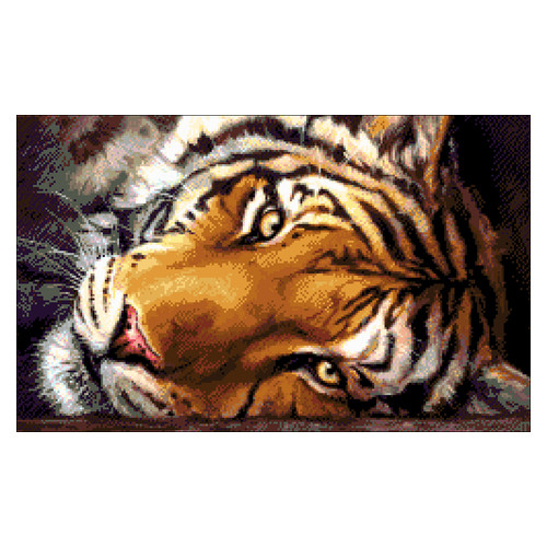 Набір для вишивання бісером Олександра Токарєва Уссурійський тигр (40-1288-НУ) фото №1