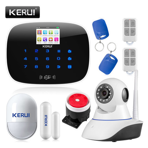 Комплект сигнализации Kerui security G19 с Wi-Fi IP-камерой фото №1