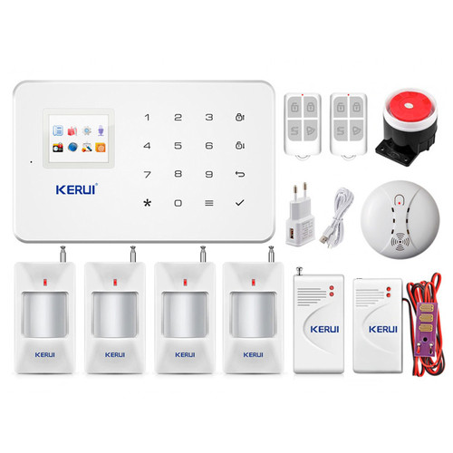 Комплект бездротової GSM сигналізації для дому, дачі, гаража Kerui alarm G18 prof (TDGBVCYD543DJCK) фото №2
