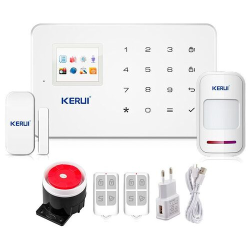 Комплект сигналізації GSM KERUI G-18 Plus Сенсорне керування РК екран фото №1