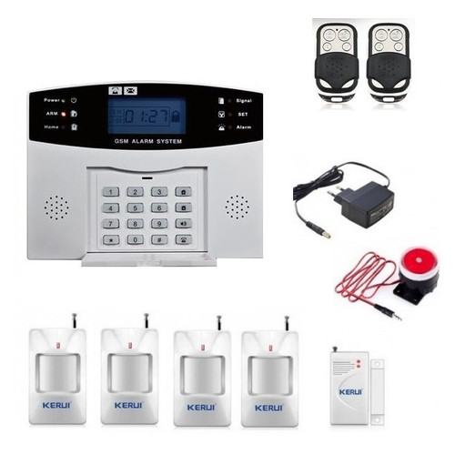 Комплект сигналізації Kerui GSM PG500 для 4-х кімнатної квартири (DJGKFDF89DFGJJ) фото №2