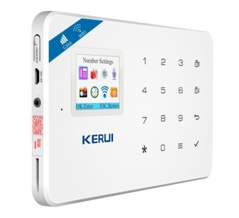 Комплект сигналізації Kerui Wi-Fi W18 Prof для 2-кімнатної квартири (KLSRKFHS6SF5L) фото №6