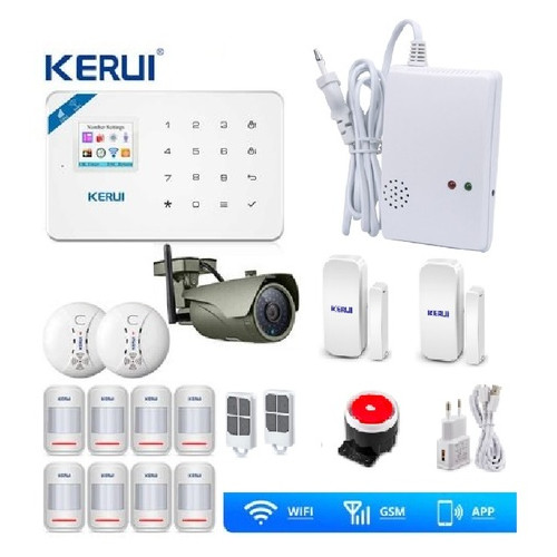 Сигналізація Kerui W18 Double Alarm WI-FI IP камера вулична (SSSSDF89FFG) фото №2