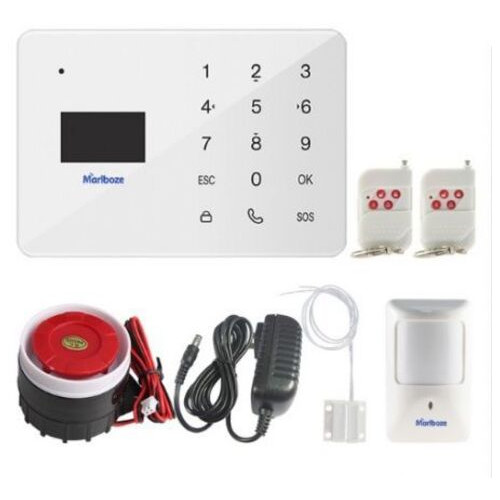 Комплект сигналізації GSM Alarm System Marlboze А2 modern plus Білий (IIF7G3NFH3BBCHCK) фото №1