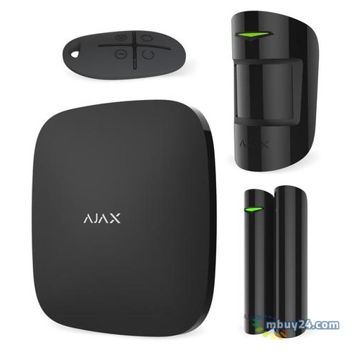Комплект охоронної сигналізації Ajax StarterKit Black (000001143) фото №1
