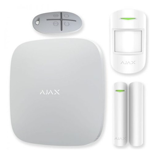 Комплект охоронної сигналізації Ajax StarterKit Plus (HubKit Plus) White фото №1