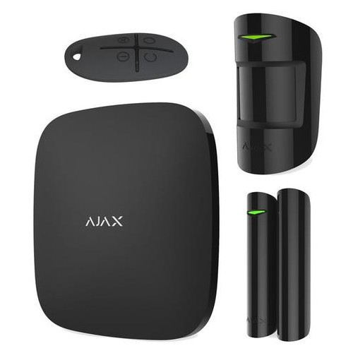 Комплект охоронної сигналізації Ajax StarterKit Plus Black (000012254/13538.35.BL1) фото №1