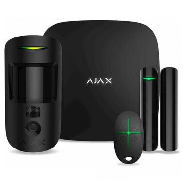 Комплект охранной сигнализации Ajax StarterKit Cam Black (25466.58.BL1) фото №1