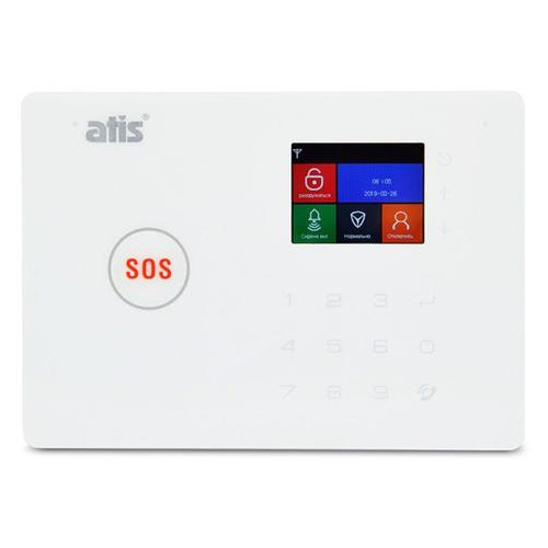 Комплект бездротової GSM та Wi-Fi сигналізації Atis Kit GSM WiFi 130 із вбудованою клавіатурою фото №2