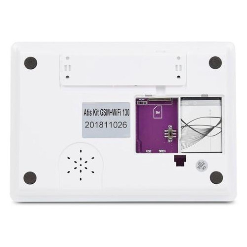Комплект бездротової GSM та Wi-Fi сигналізації Atis Kit GSM WiFi 130 із вбудованою клавіатурою фото №3