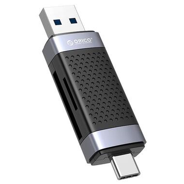 Зчитувач флеш-карт Orico TF+SD Dual Port USB2.0 (CA913763) фото №1