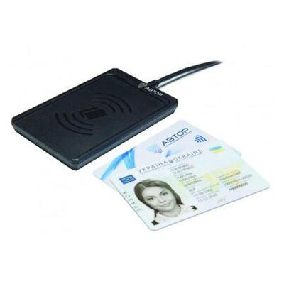 Безконтактний карт-рідер Автор Безконтактний КР-382 USB для ID-паспорт (КР-382) фото №1