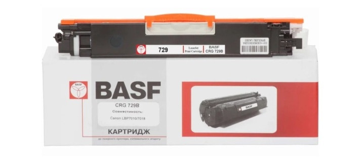 Картридж Basf для Canon LBP 7010C/7018C Black (Basf-KT-729BK) фото №1