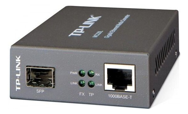 Медіаконвертер TP-LINK MC220L, Gigabit Fiber Converter фото №1